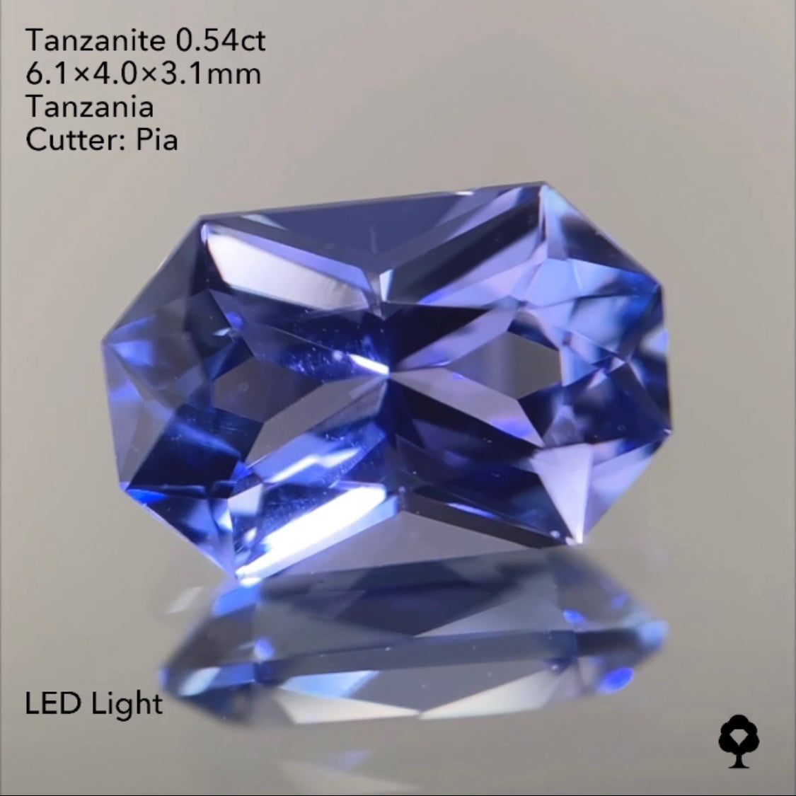 【SOLD OUT】タンザナイト0.54ct ピアッちゃん作品 3/31ライブチャットオークション
