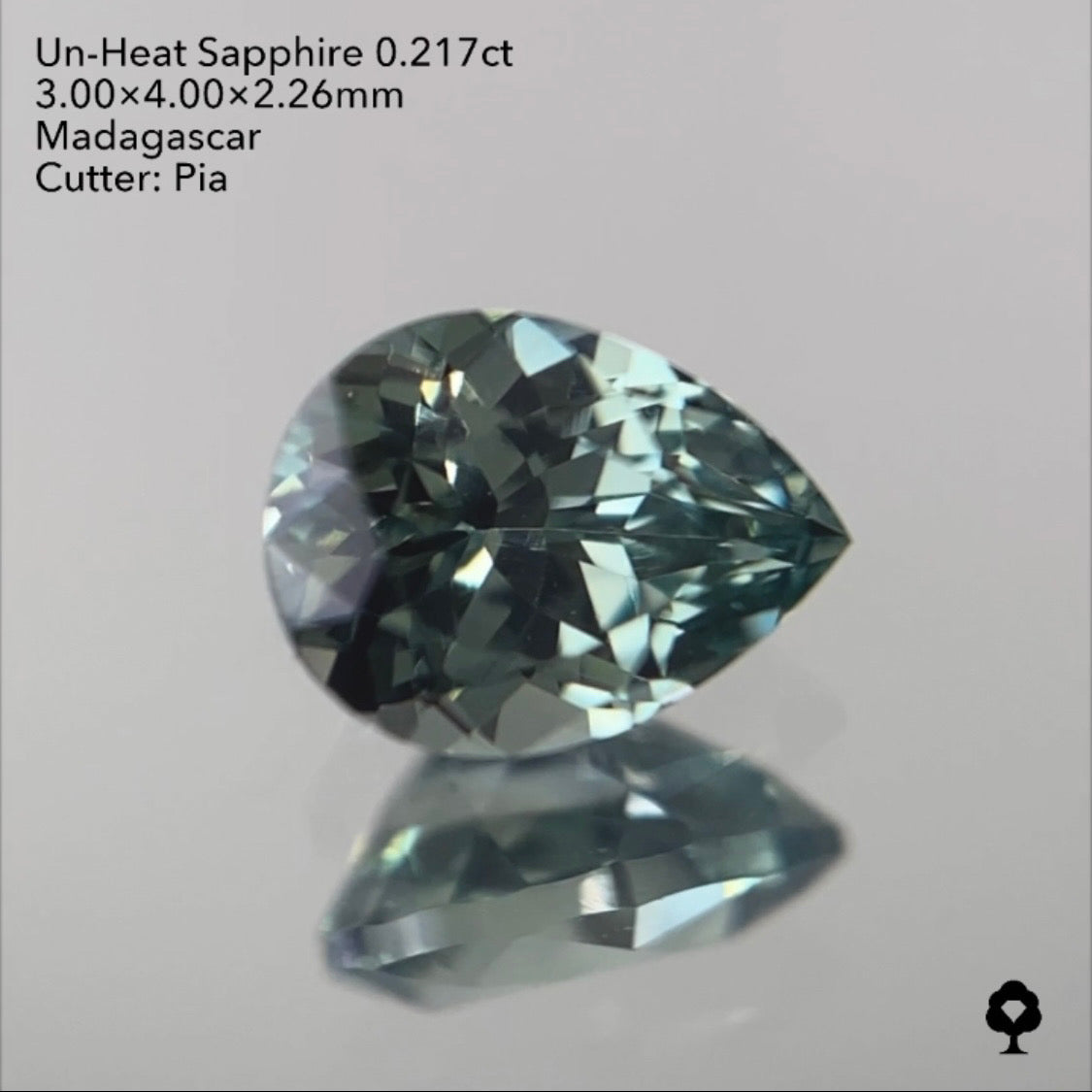 【SOLD OUT】非加熱サファイア0.217ct ピアッちゃん作品 3/31 チャットオークション