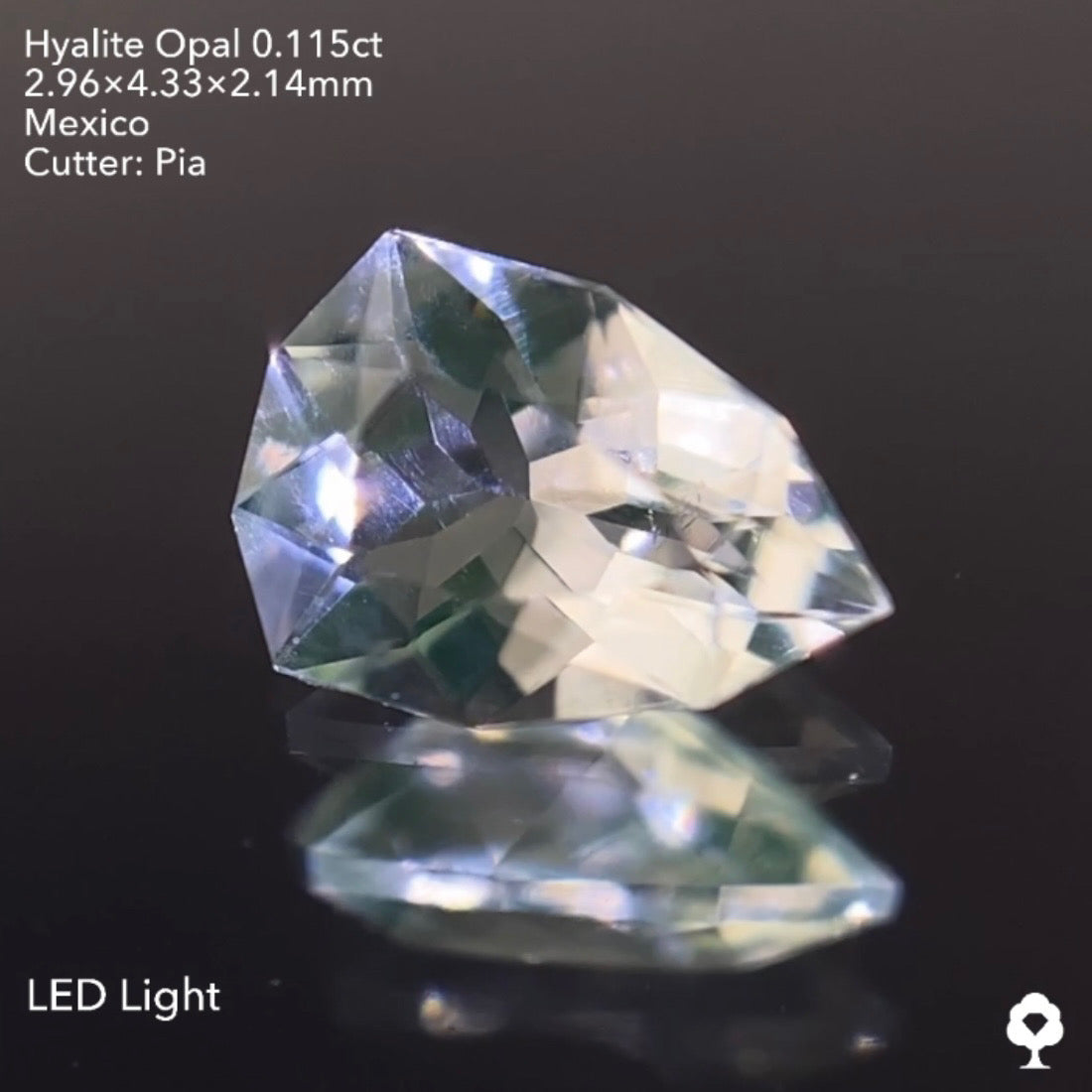 【SOLD OUT】ハイヤライトオパール0.115ct ピアッちゃん作品 4/4Live配信