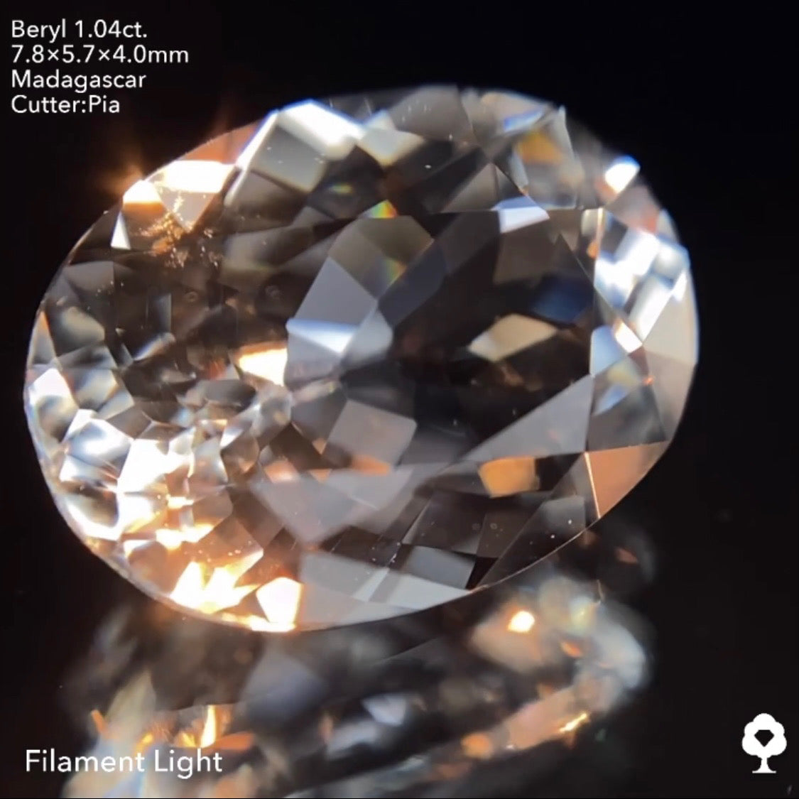 【ご落札者専用】ベリル1.04ct ピアッちゃん作品 5/19チャットオークション