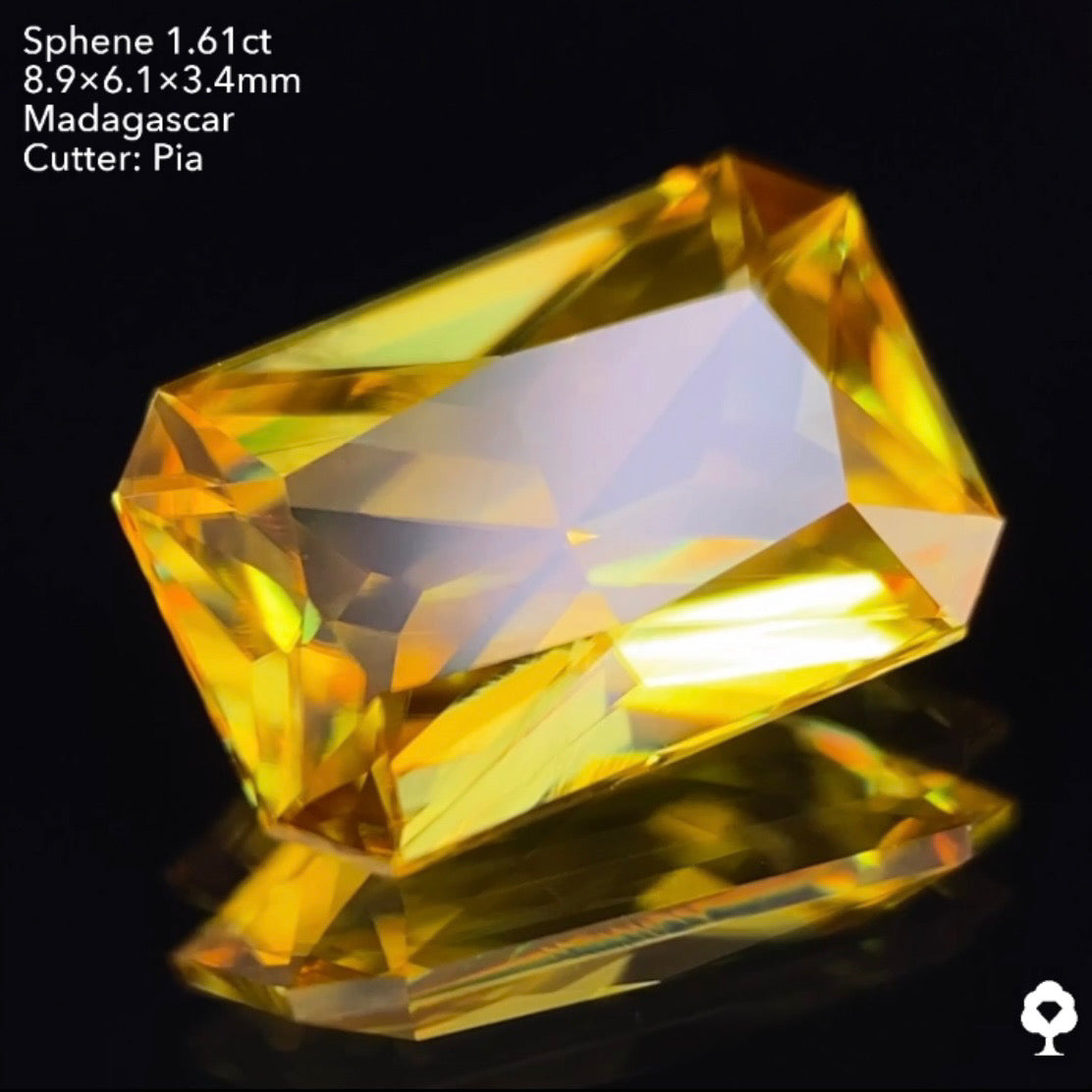 【個展特別オークション】スフェーン1.61ct