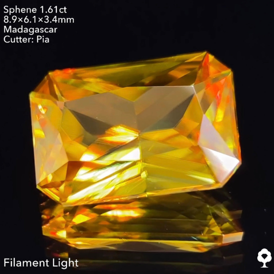 【個展特別オークション】スフェーン1.61ct