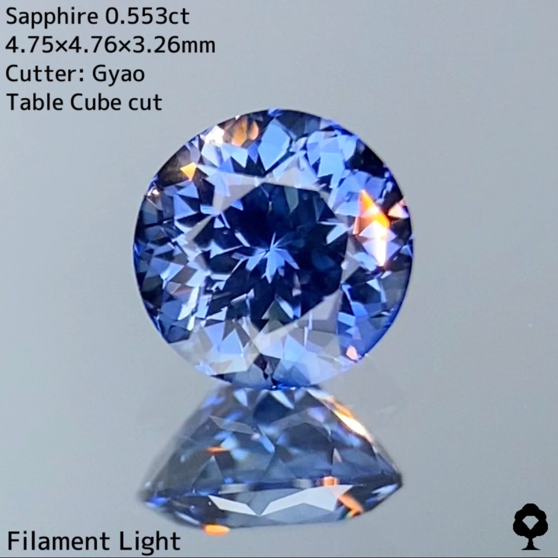 【高級プチプラ】サファイア(Cube Cut)0.553ct