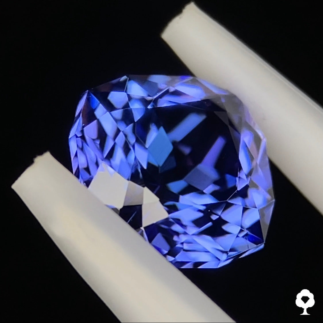 【タンザナイトフェス24h1円オークション】抜群のカット・品質・サイズ・多色感★タンザナイト2.00ct ピアッちゃん作品