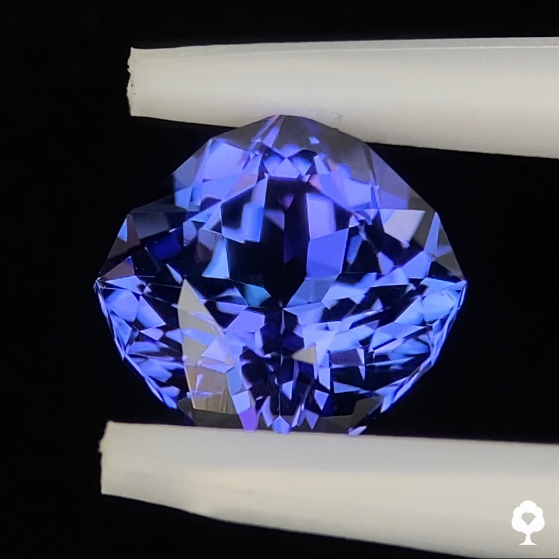 【タンザナイトフェス24h1円オークション】抜群のカット・品質・サイズ・多色感★タンザナイト2.00ct ピアッちゃん作品