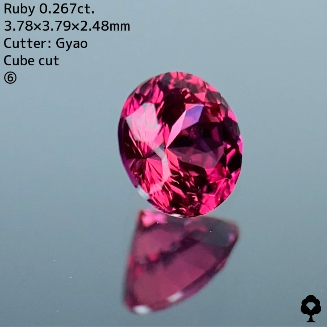 交渉成立専用ページ【Table Cube cut】 ルビー 0.267ct★24ZBご利用