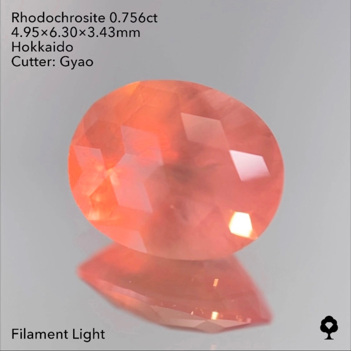 【ご当選者さま専用】日本が世界に誇れる宝石🌸北海道産ロードクロサイト0.756ct✨💎ゲオちゃん作品
