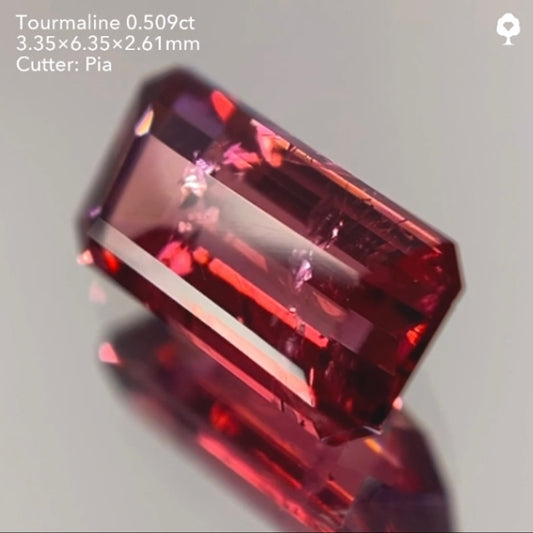 【サイレン配信逆オークション】トルマリン0.509ct ピアッちゃん作品