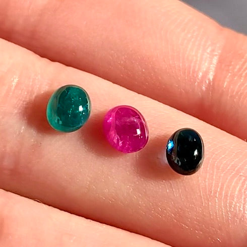 11日まで延長❗ルビー・グランディディエライト・インディゴライト計1.38ct✨感謝価格♡《RGBセット③》