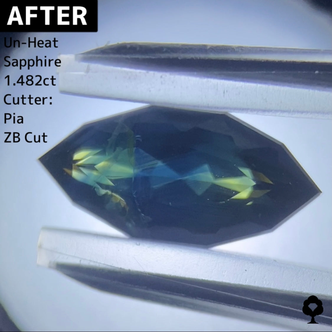 【ご落札者さま専用】仕入職人イチオシのプリフォームサファイア1.88ct.オークション★5番★ピアッちゃん作品