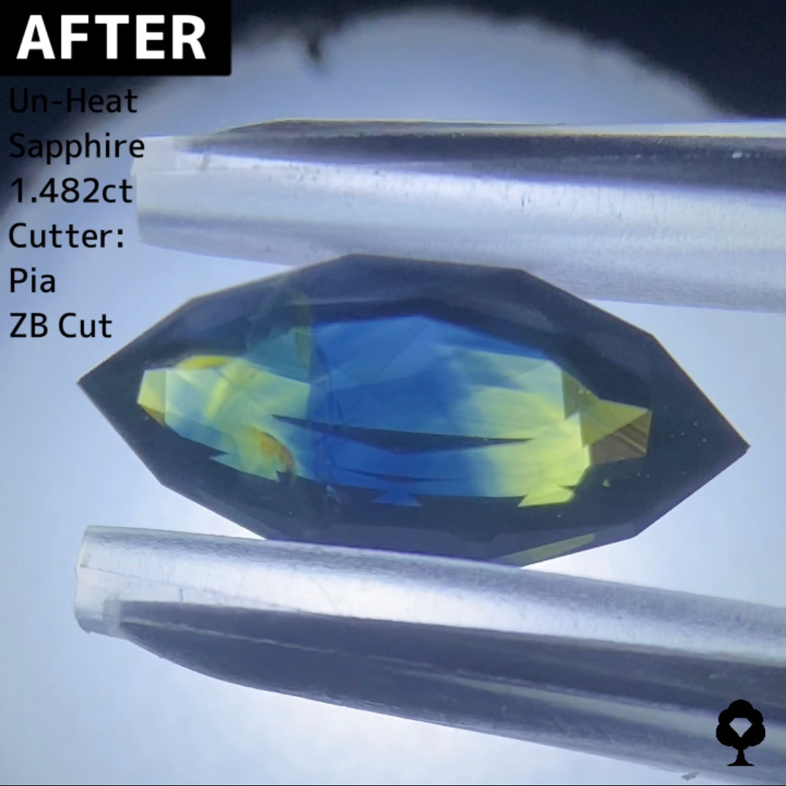 【ご落札者さま専用】仕入職人イチオシのプリフォームサファイア1.88ct.オークション★5番★ピアッちゃん作品