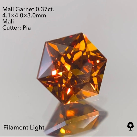 【SOLD OUT】マリガーネット0.37ct ピアッちゃん作品 3/24チャットオークション