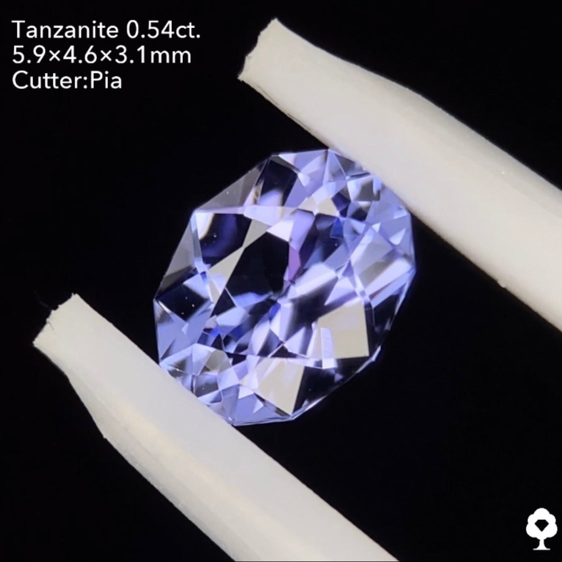 【月光さんご当選】タンザナイト0.54ct ピアッちゃん作品