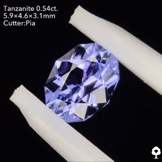 【月光さんご当選】タンザナイト0.54ct ピアッちゃん作品