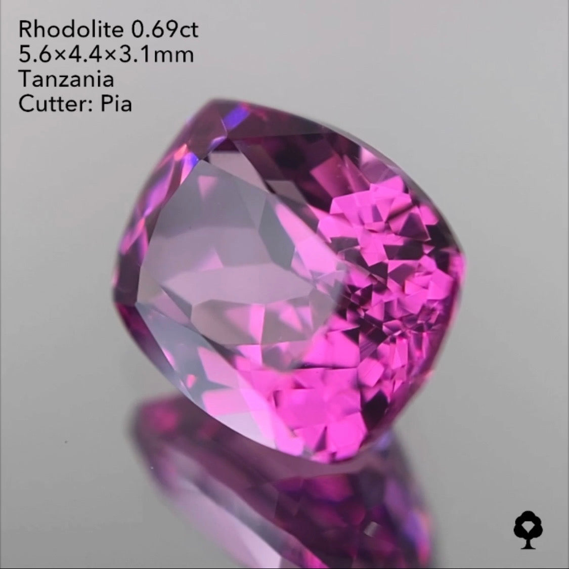 【SOLD OUT】ロードライトライトガーネット0.69ct ピアッちゃん初期作品 3/31チャットオークション