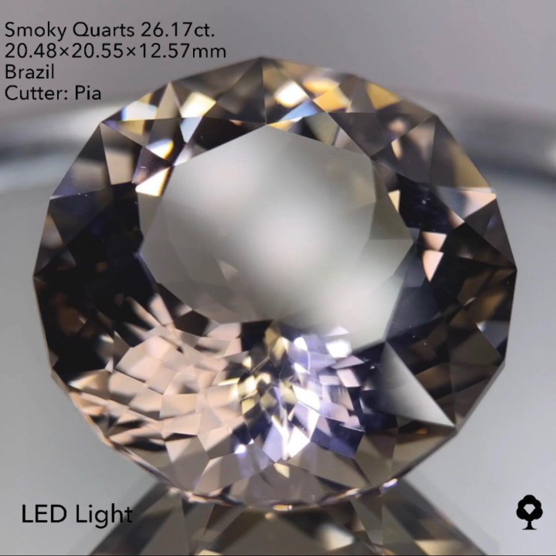 【SOLD OUT】スモーキークォーツ26.17ct ピアッちゃん作品 3/22チャットオークション