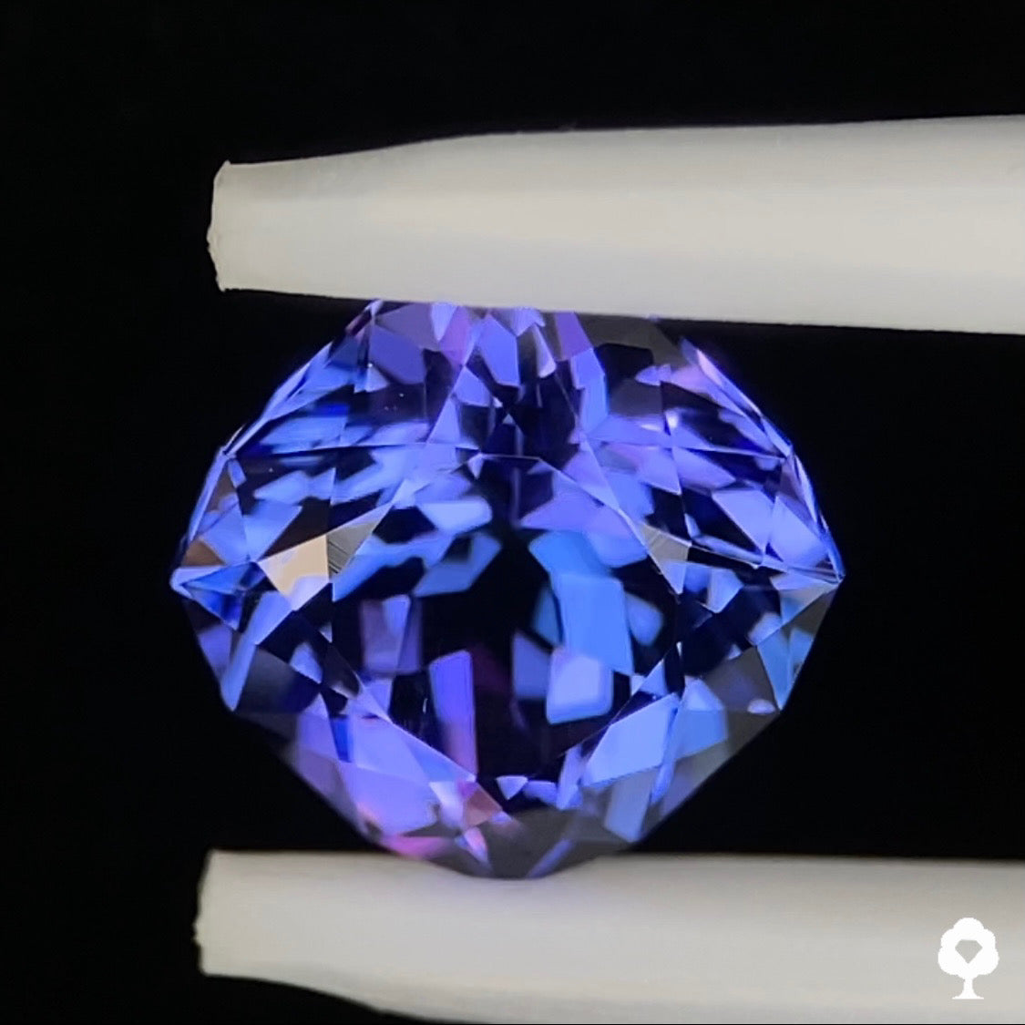 【タンザナイトフェス24h1円オークション】抜群のカット・品質・サイズ・多色感★タンザナイト2.00ct ピアッちゃん作品