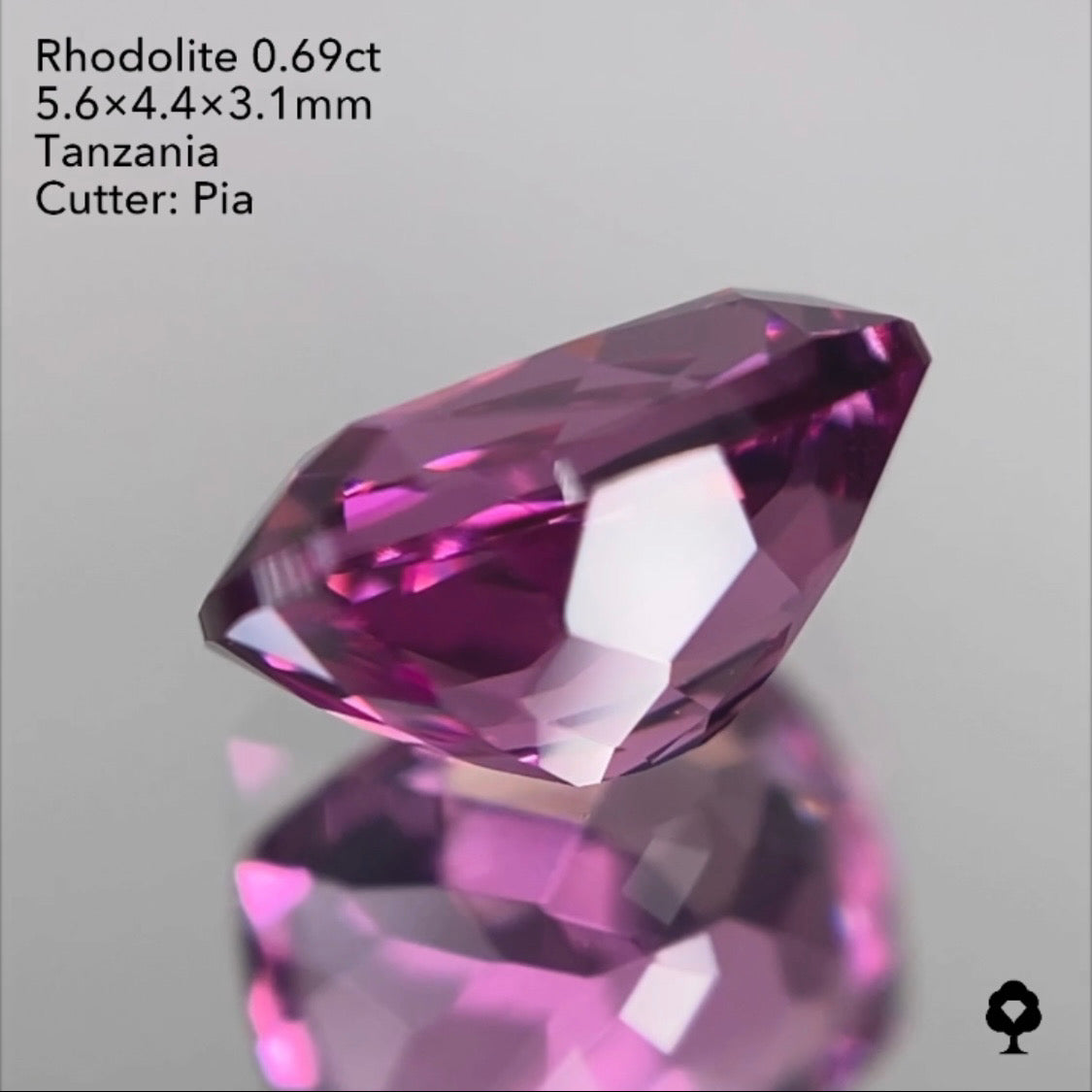 【SOLD OUT】ロードライトライトガーネット0.69ct ピアッちゃん初期作品 3/31チャットオークション