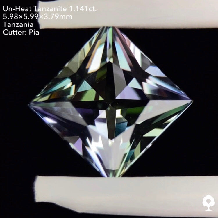 非加熱タンザナイト1.141ct. プリンセス ピアッちゃん作品