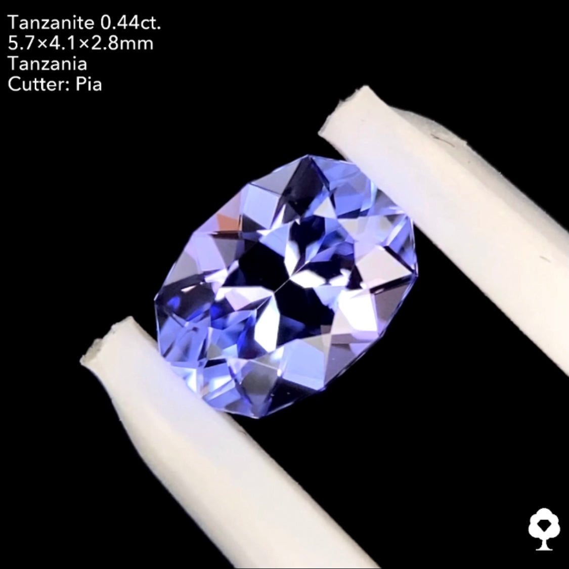 【本日22:00終了‼️】タンザナイト 0.44ct. ファンシーオーバル ピアッちゃん作品