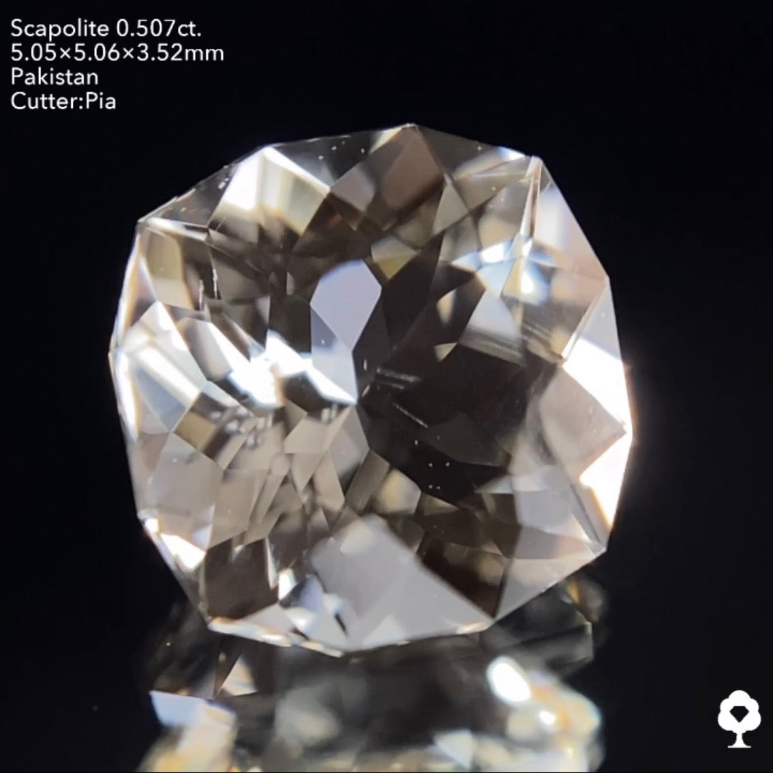 【お客さま専用】スキャポライト0.507ct ピアッちゃん作品 ★お問い合わせ特別価格★