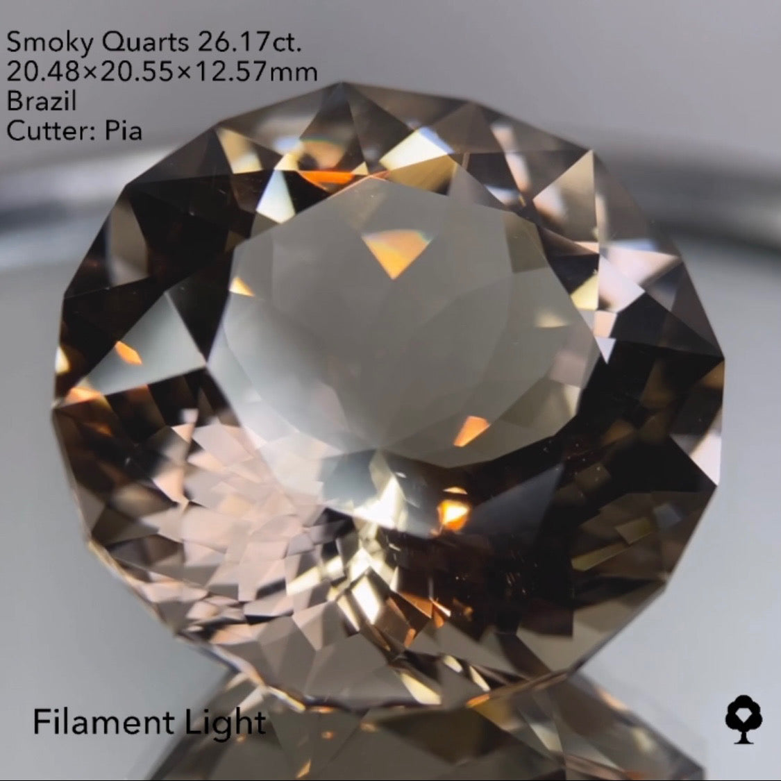 【SOLD OUT】スモーキークォーツ26.17ct ピアッちゃん作品 3/22チャットオークション