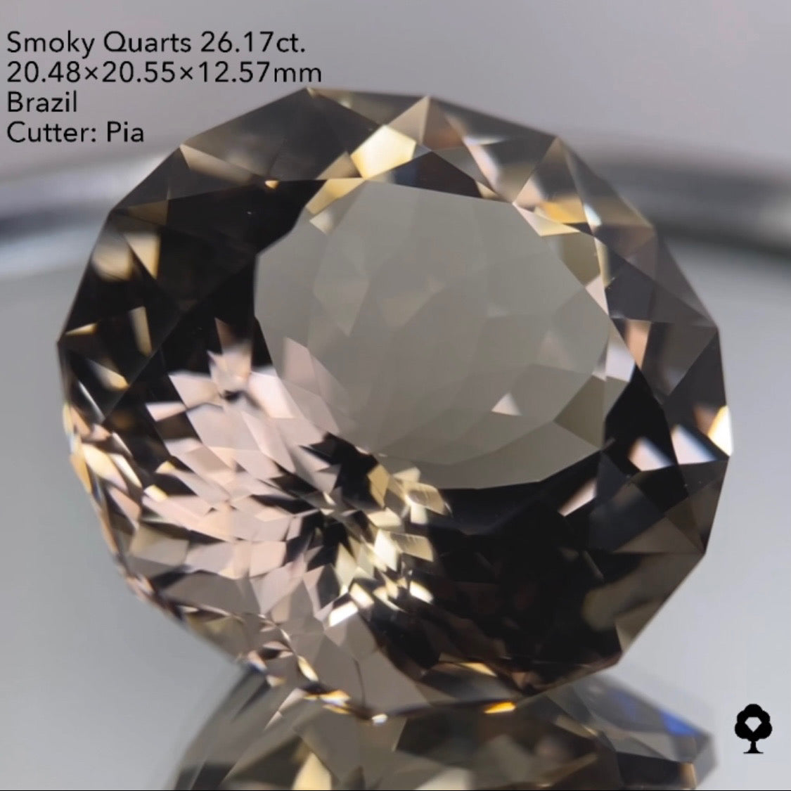 【SOLD OUT】スモーキークォーツ26.17ct ピアッちゃん作品 3/22チャットオークション