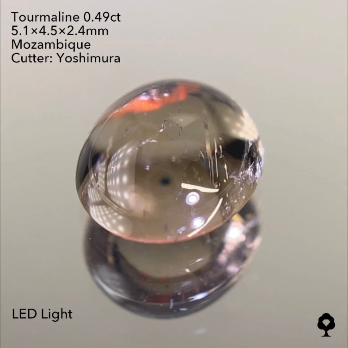 【サイレン配信逆オークション】トルマリン0.49ct 吉村作品