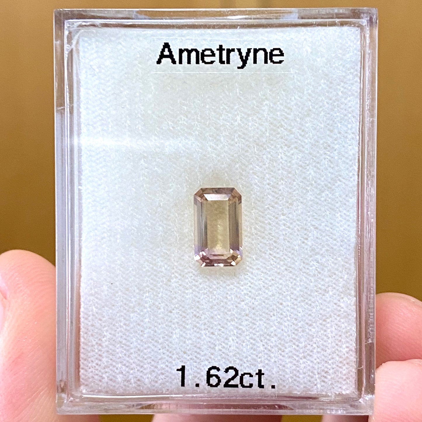 エレガントな色合い・雰囲気とオクタゴンのメタリックな輝き★アメトリン1.62ct