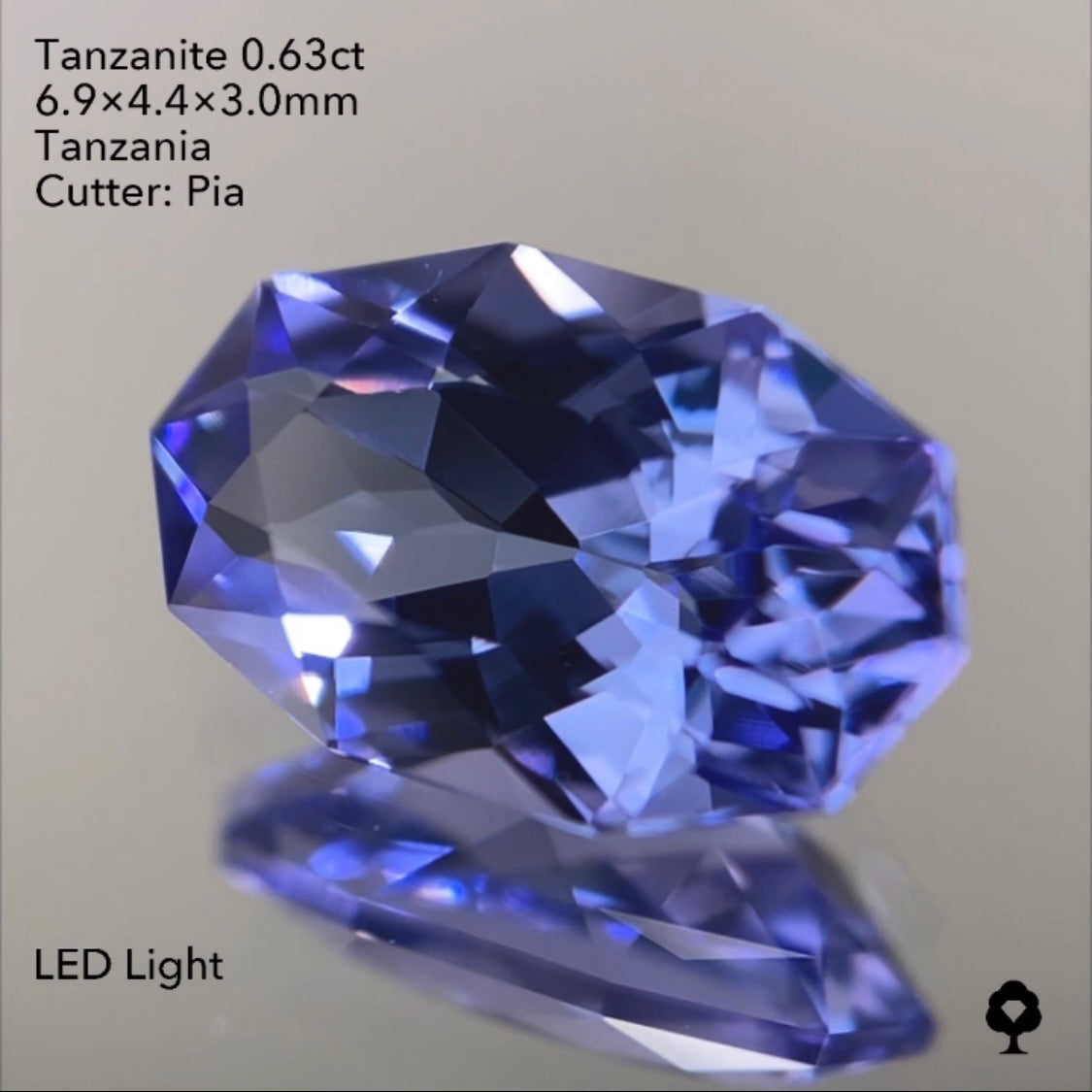 【SOLD OUT】タンザナイト0.63ct ピアッちゃん作品 4/3チャットオークション