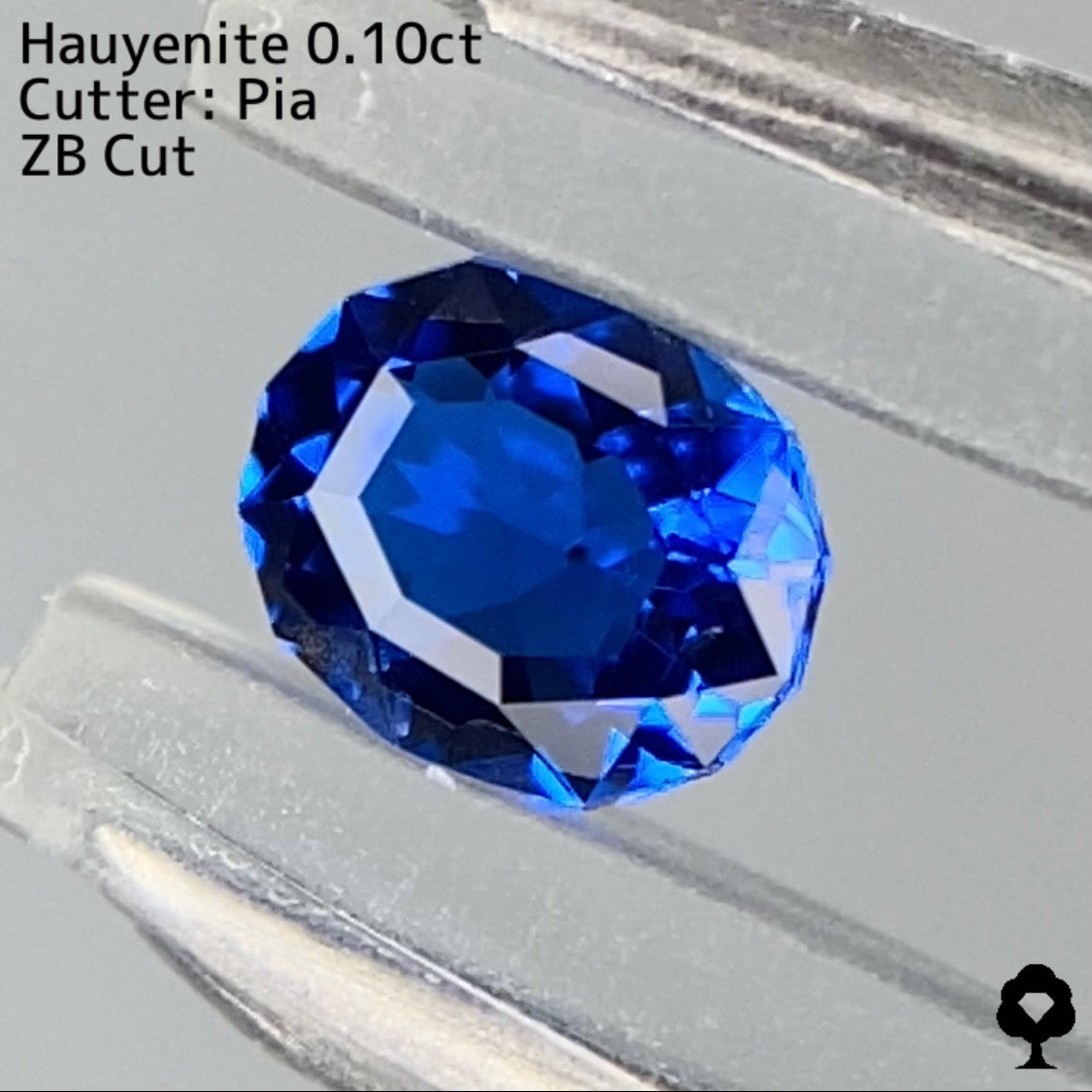 【ZBカット】アウィンナイト0.100ct. ファンシーオーバル★ピアッちゃん作品