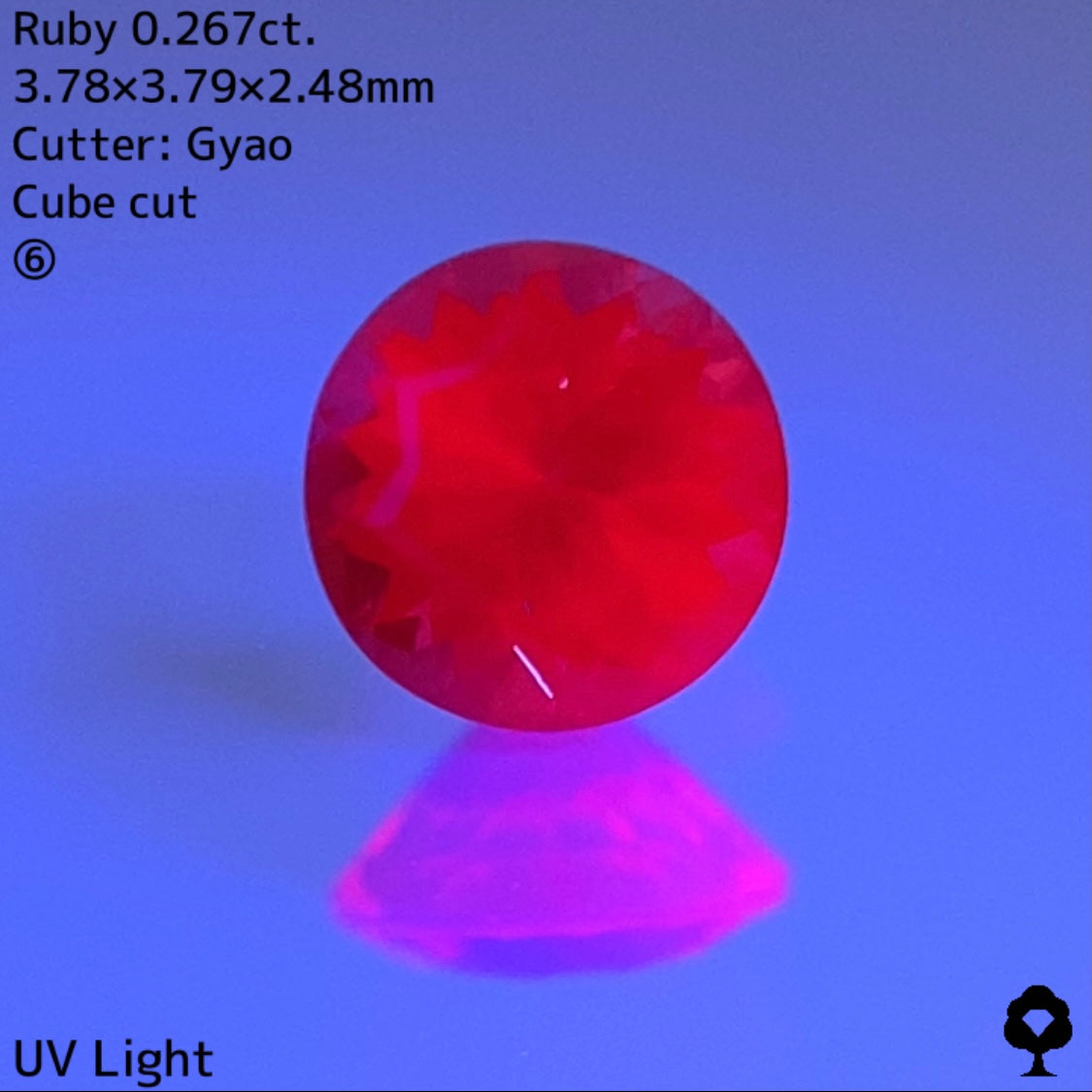 交渉成立専用ページ【Table Cube cut】 ルビー 0.267ct★24ZBご利用
