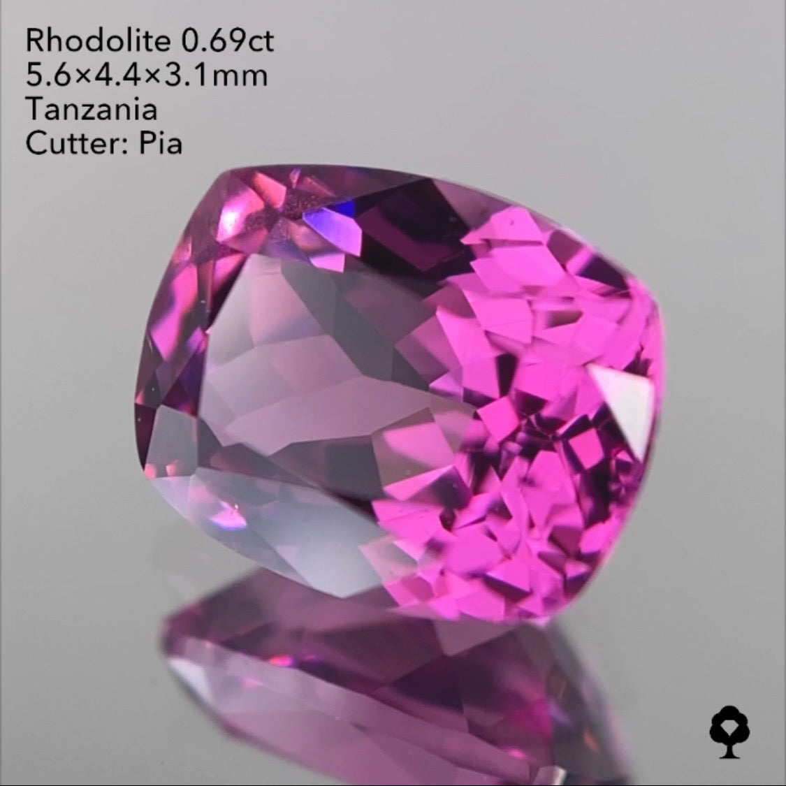 【SOLD OUT】ロードライトライトガーネット0.69ct ピアッちゃん初期作品 3/31チャットオークション