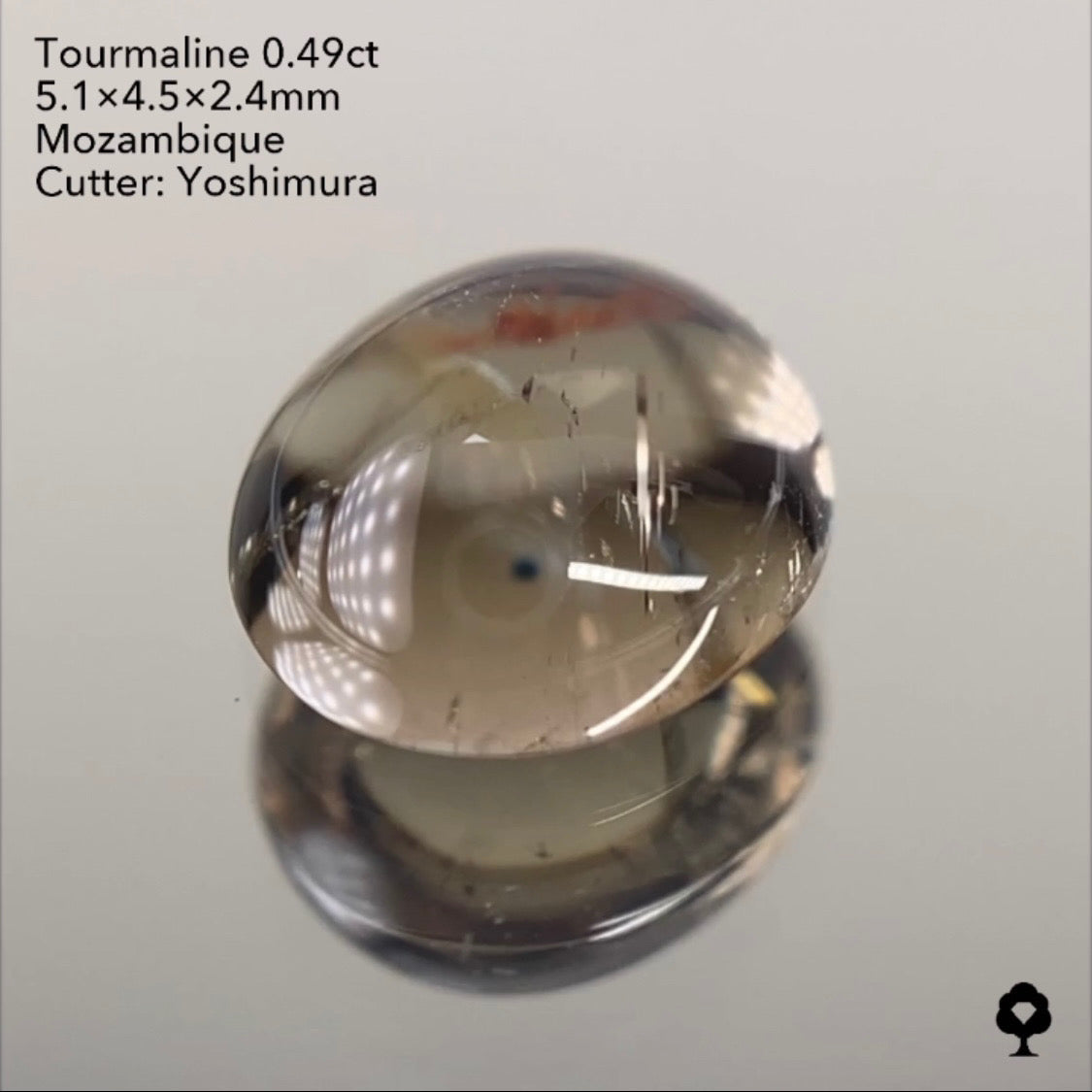 【サイレン配信逆オークション】トルマリン0.49ct 吉村作品
