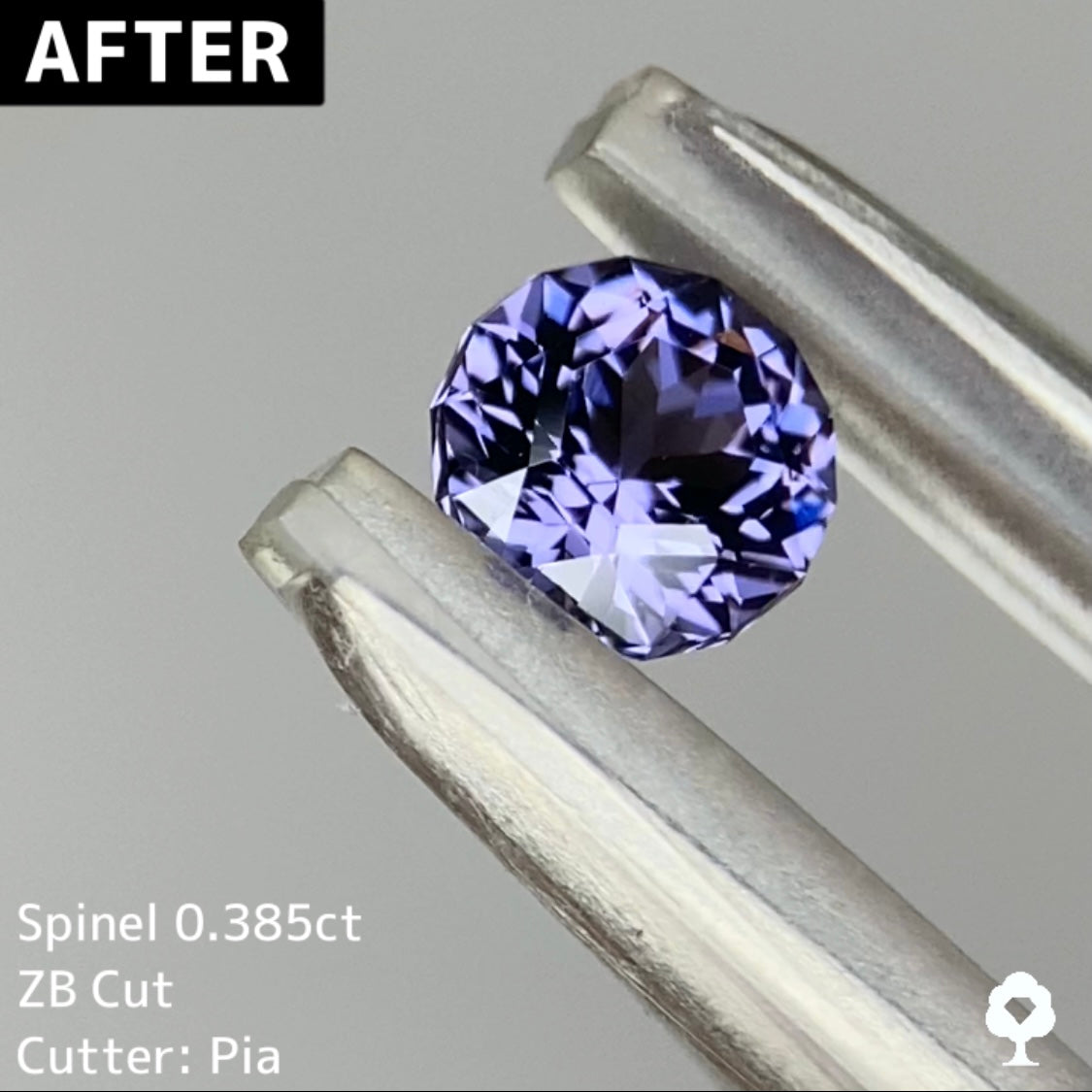 スピネルマルチカラー8個セット 2.752ct. ★ZBカット14角形★ピアッちゃん作品