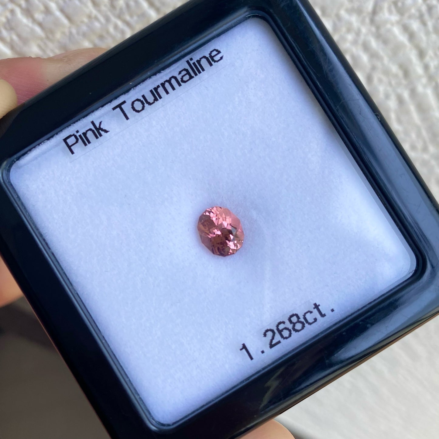 【五月病を吹っ飛ばせキャンペーン💨】美色・美カット・美結晶の三拍子揃った逸品★ピンクトルマリン 1.268ct ピアッちゃん作品