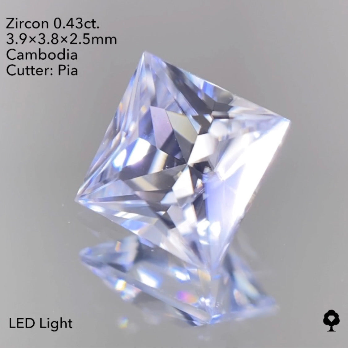 緊急追加‼️【サイレンGAME配信】3/26(土)21:30終了‼️ジルコン0.43ct ピアッちゃん作品