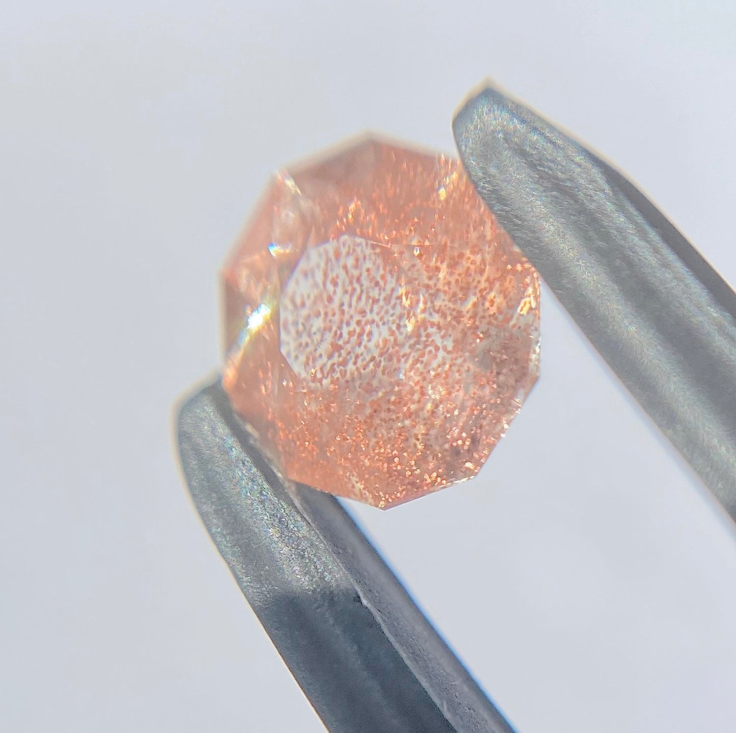 💖お待たせしました❣️ファンシーラウンドのオレゴンサンストーン0.36ct☀️💎ピアッちゃん作品【4/30チハルーム】GW特別価格❣️