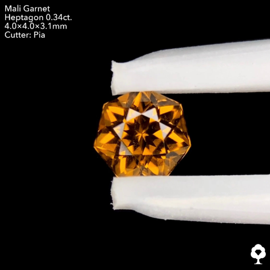 【6/11終了‼️1ヶ月オークション‼️】マリガーネット多色多角形8個セット 計2.36ct ピアッちゃん作品