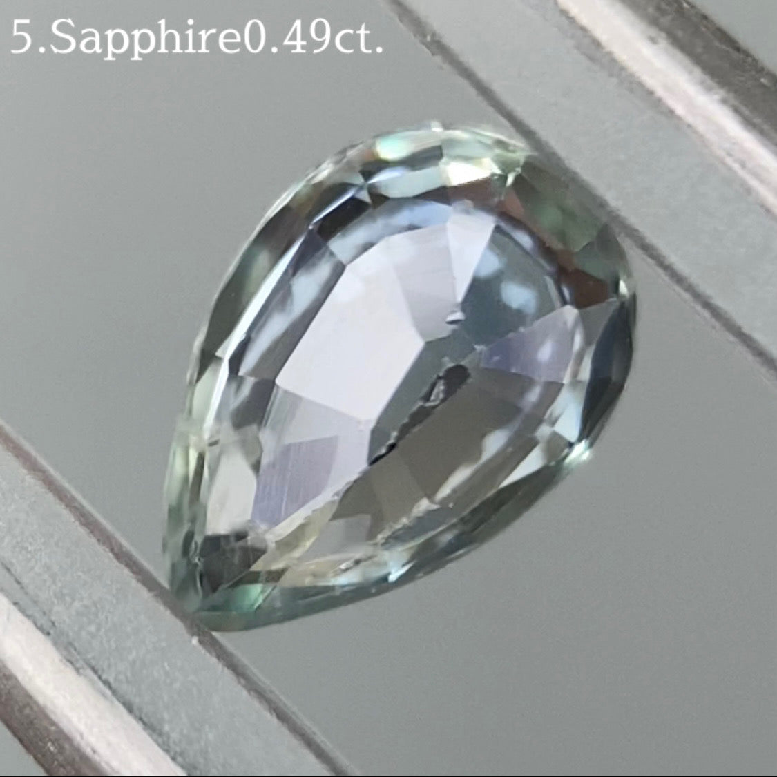 ご当選者さま専用【No.5】ボープロイサファイア0.49ct