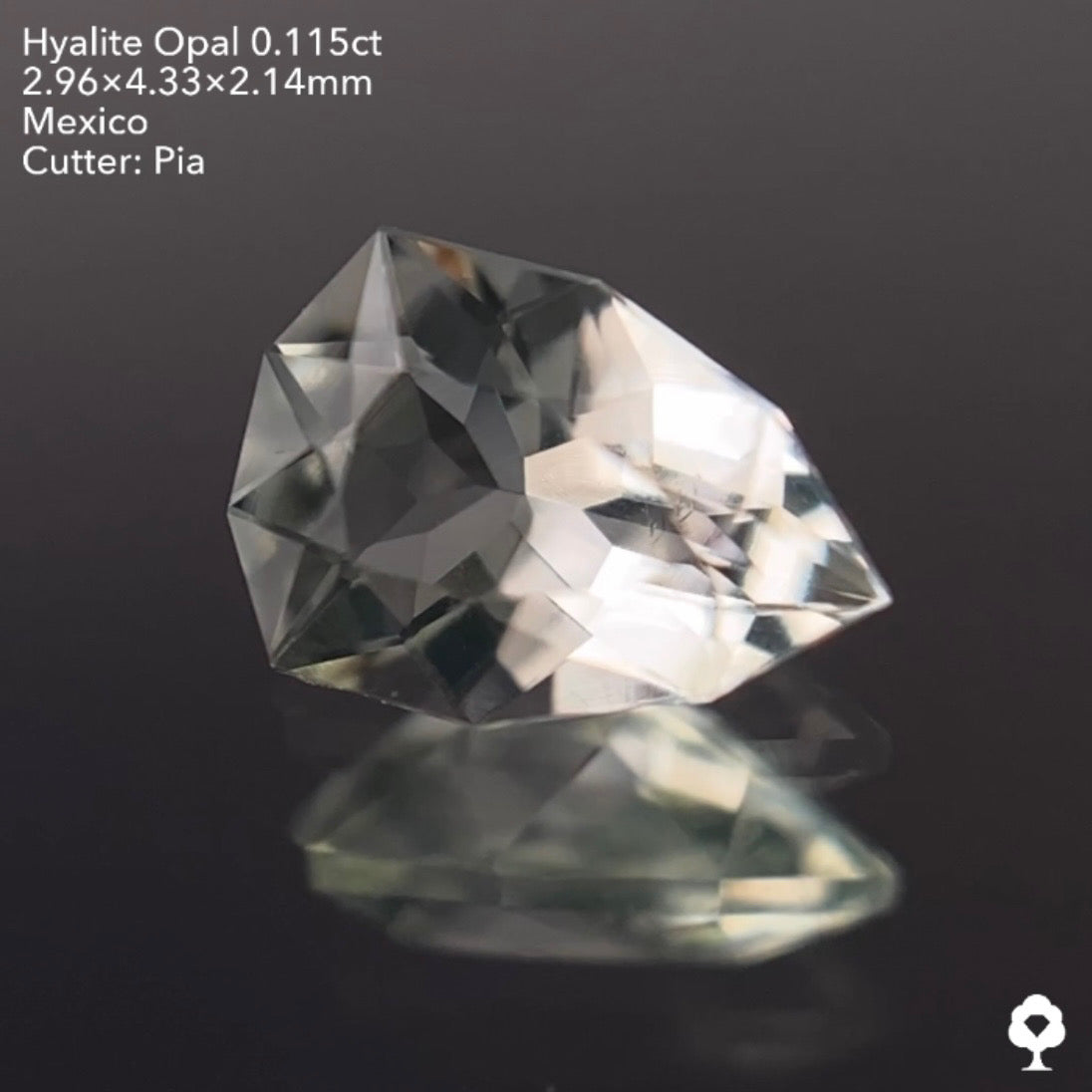 【SOLD OUT】ハイヤライトオパール0.115ct ピアッちゃん作品 4/4Live配信