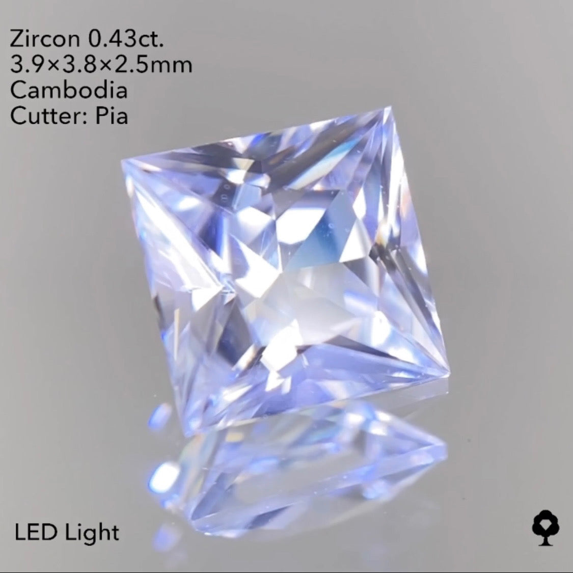 緊急追加‼️【サイレンGAME配信】3/26(土)21:30終了‼️ジルコン0.43ct ピアッちゃん作品