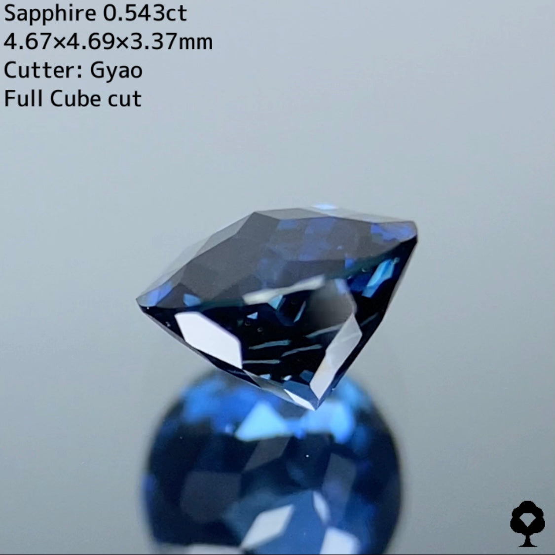 【高級プチプラ】サファイア(Cube Cut)0.543ct