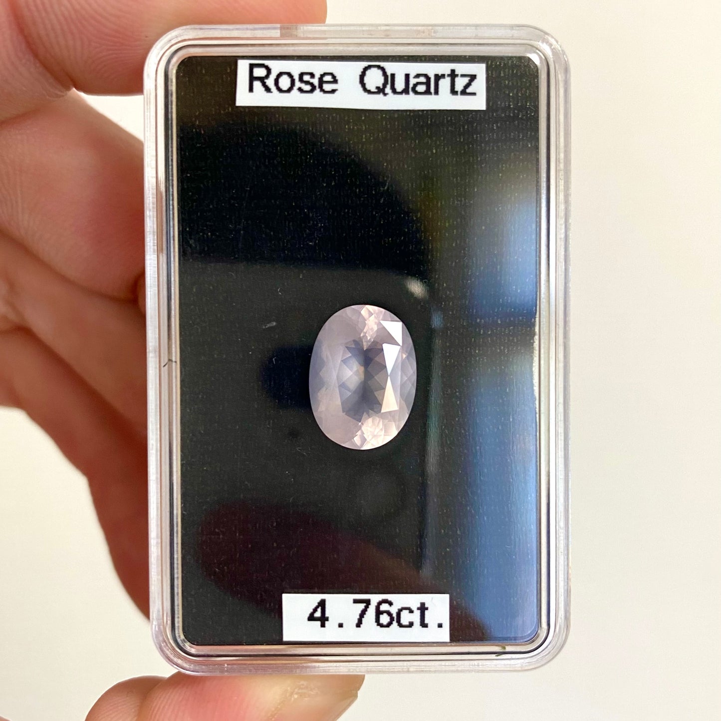 パッ💕と見の愛らしさとは裏腹の実はカッコいい師匠の美カット✨ローズクォーツ4.76ct