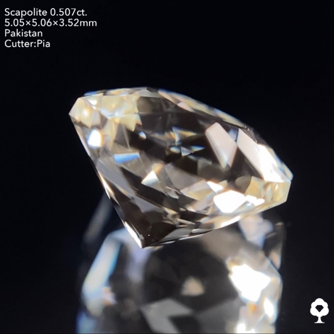 【お客さま専用】スキャポライト0.507ct ピアッちゃん作品 ★お問い合わせ特別価格★