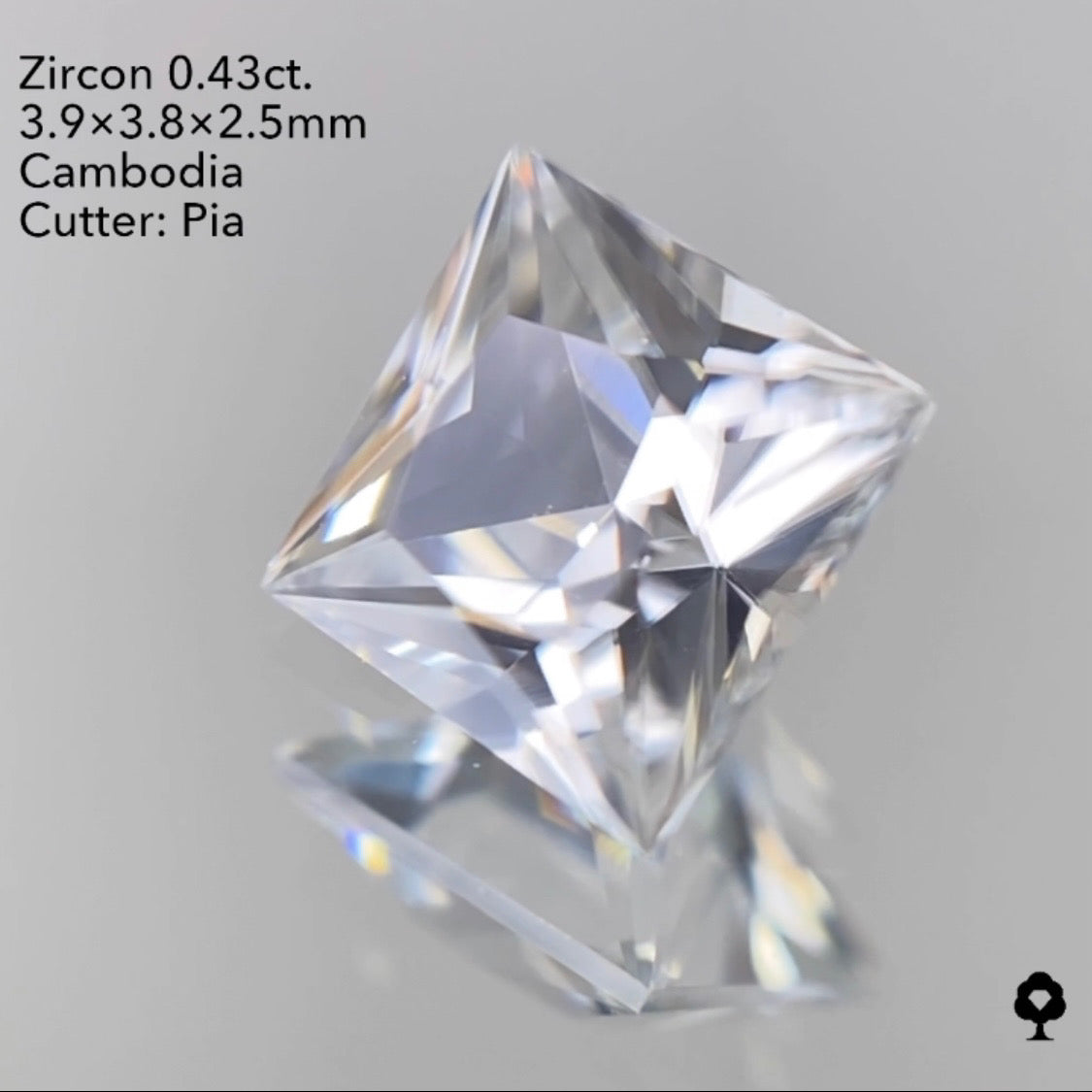 緊急追加‼️【サイレンGAME配信】3/26(土)21:30終了‼️ジルコン0.43ct ピアッちゃん作品