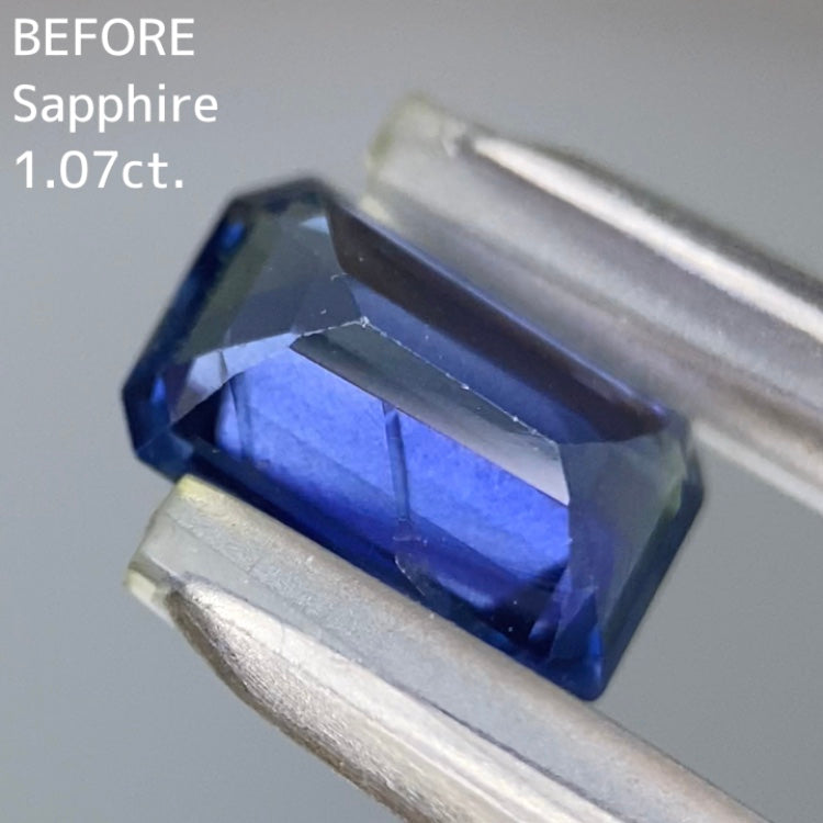 お客さま専用【BEFORE宝石】サファイア1.07ct