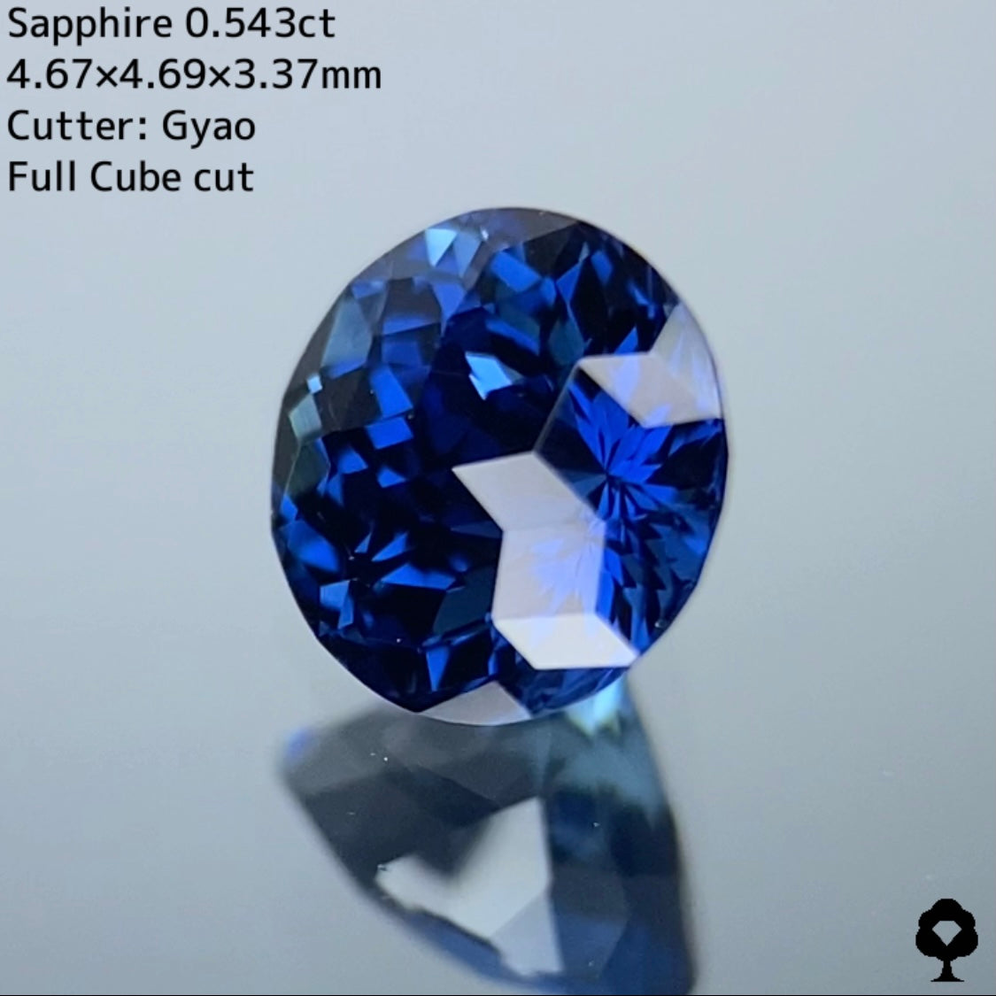 【高級プチプラ】サファイア(Cube Cut)0.543ct