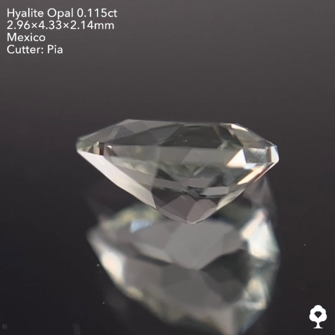 【SOLD OUT】ハイヤライトオパール0.115ct ピアッちゃん作品 4/4Live配信