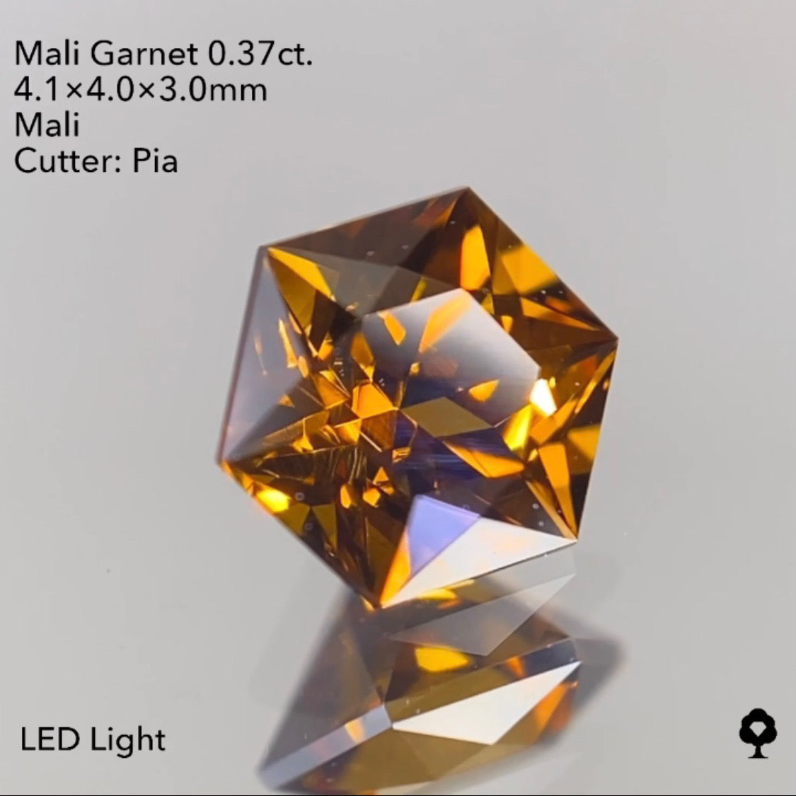 【SOLD OUT】マリガーネット0.37ct ピアッちゃん作品 3/24チャットオークション